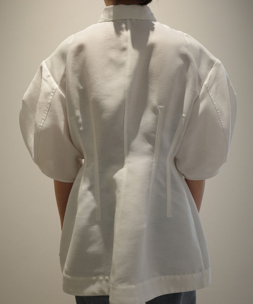CLANE（クラネ）の「CLANE WAIST SHAPE PAFF SLEEVE TOPS（シャツ