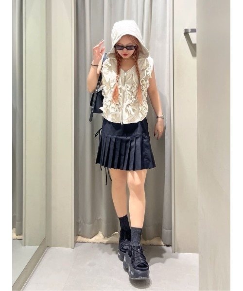 ASYMMETRY CUP IN HALTER CAMI アシンメトリー カットイン