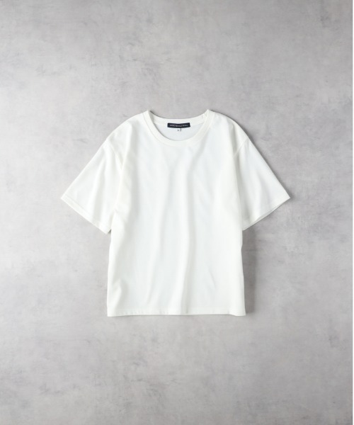 Right-on(ライトオン)の「HONEYSUCKLE ROSE(ハニーサックルローズ)【レディース】【汗染み防止/接触冷感/UVカット】「汗染み防止」ショートTシャツ(Tシャツ/カットソー・レディース・ブラック/オフホワイト・M/L)」の16枚目の写真