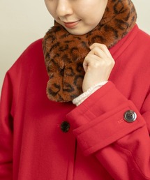 CHILD WOMAN | レオパードファー ミニマフラー(マフラー)