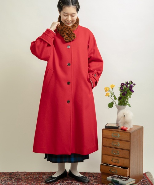 CHILD WOMAN（チャイルドウーマン）の「レオパードファー ミニマフラー（マフラー・レディース・ブラウン・FREE）」の4枚目の写真