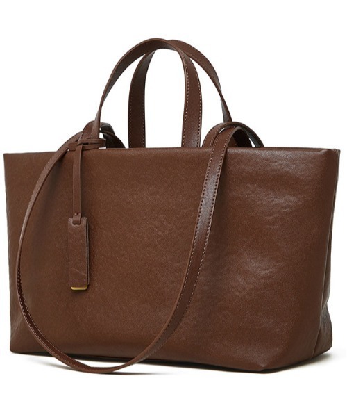 NiiNa(ニーナ)の「【 NiiNa / ニーナ 】高品質牛革2wayシックワンハンドルトートバッグ(トートバッグ・レディース・ブラウン/ダークブラウン/ブラック・FREE)」の9枚目の写真