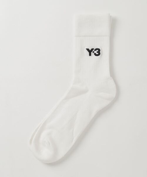 Y-3(ワイスリー)の「Y-3 CLASSIC CREW SOCKS(ソックス/靴下・メンズ・ホワイト・MEDIUM/SMALL/LARGE)」の2枚目の写真