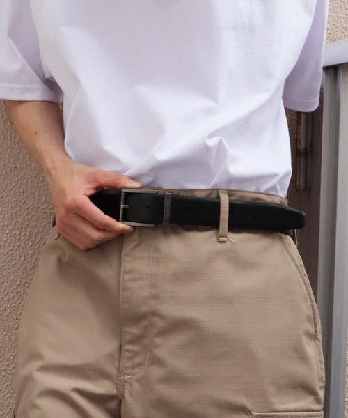 Calvin Klein（カルバン・クライン）の「Calvin Klein/カルバンクライン Reversible Belt レザー ベルト（ベルト・メンズ・ブラック系3/ブラック系1/ブラック系4/ブラック系2/ブラック系6/ブラック系5/ブラック系7・48）」の22枚目の写真