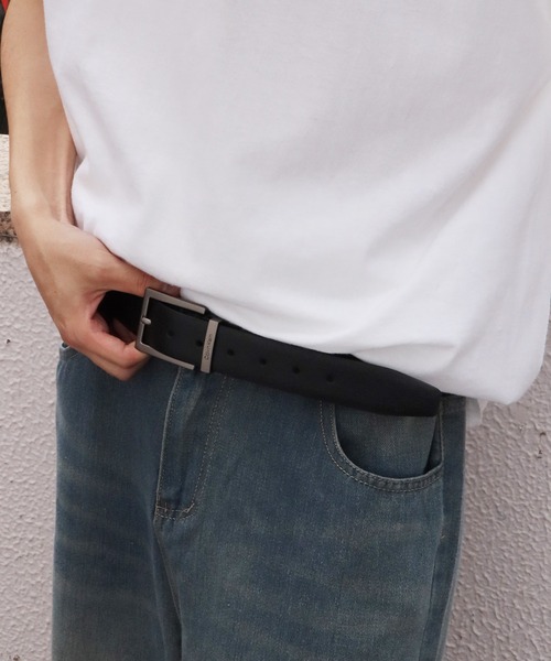 Calvin Klein（カルバン・クライン）の「Calvin Klein/カルバンクライン Reversible Belt レザー ベルト（ベルト・メンズ・ブラック系3/ブラック系1/ブラック系4/ブラック系2/ブラック系6/ブラック系5/ブラック系7・48）」の17枚目の写真