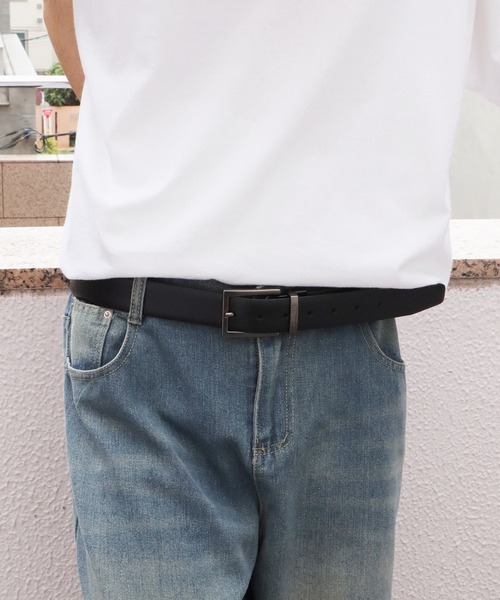 Calvin Klein（カルバン・クライン）の「Calvin Klein/カルバンクライン Reversible Belt レザー ベルト（ベルト・メンズ・ブラック系3/ブラック系1/ブラック系4/ブラック系2/ブラック系6/ブラック系5/ブラック系7・48）」の18枚目の写真