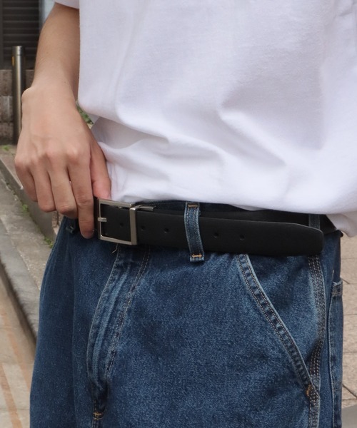 Calvin Klein（カルバン・クライン）の「Calvin Klein/カルバンクライン Reversible Belt レザー ベルト（ベルト・メンズ・ブラック系3/ブラック系1/ブラック系4/ブラック系2/ブラック系6/ブラック系5/ブラック系7・48）」の13枚目の写真
