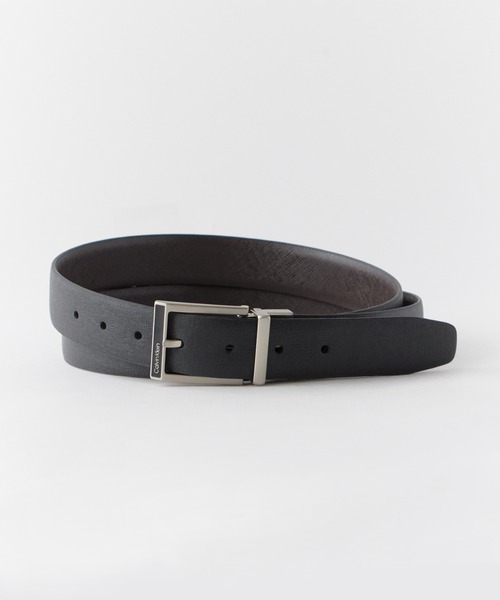Calvin Klein（カルバン・クライン）の「Calvin Klein/カルバンクライン Reversible Belt レザー ベルト（ベルト・メンズ・ブラック系3/ブラック系1/ブラック系4/ブラック系2/ブラック系6/ブラック系5/ブラック系7・48）」の11枚目の写真