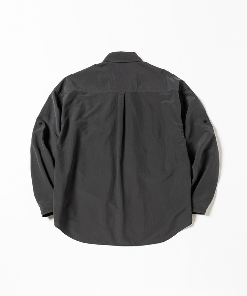 meanswhile(ミーンズワイル)の「Luggage L/S SH(シャツ/ブラウス・メンズ・グレー/スミクロ/ブラウン・1(S)/2(M))」の5枚目の写真
