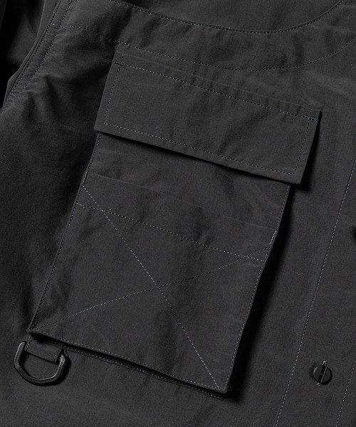 meanswhile(ミーンズワイル)の「Luggage L/S SH(シャツ/ブラウス・メンズ・グレー/スミクロ/ブラウン・1(S)/2(M))」の7枚目の写真