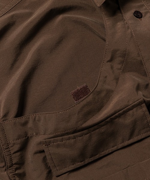 meanswhile(ミーンズワイル)の「Luggage L/S SH(シャツ/ブラウス・メンズ・グレー/スミクロ/ブラウン・1(S)/2(M))」の16枚目の写真