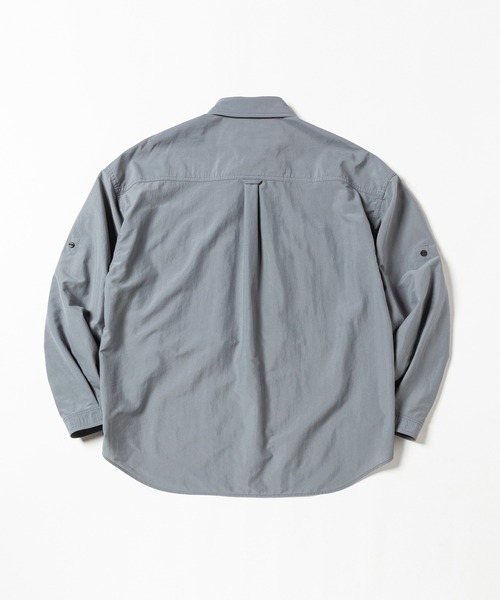 meanswhile(ミーンズワイル)の「Luggage L/S SH(シャツ/ブラウス・メンズ・グレー/スミクロ/ブラウン・1(S)/2(M))」の21枚目の写真
