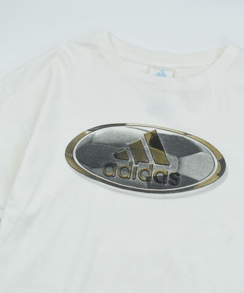 LABORATORY R（ラボラトリーアール）の「【USED】90’s adidas ロゴ Tシャツ（Tシャツ/カットソー・メンズ・ホワイト・LARGE）」の2枚目の写真
