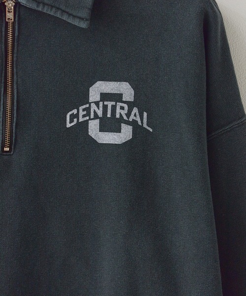 R JUBILEE（アールジュビリー）の「R JUBILEE/アール ジュビリー Half Zip Sweat Pullover ハーフジップスウェット（スウェット・レディース・ホワイト/ブラック・FREE）」の8枚目の写真