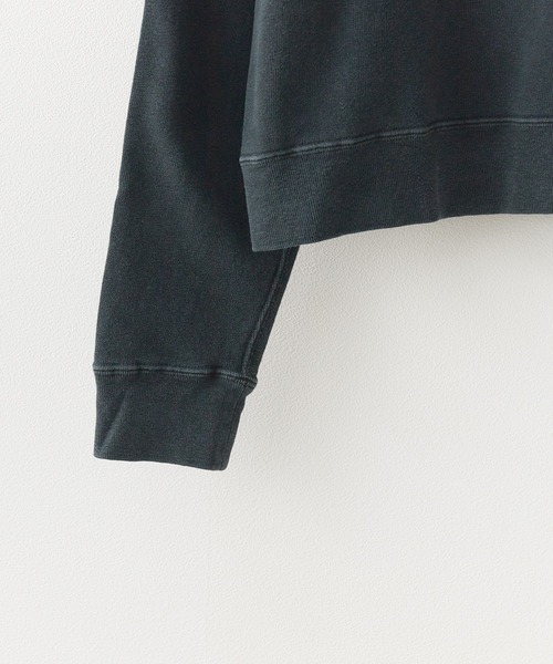 R JUBILEE（アールジュビリー）の「R JUBILEE/アール ジュビリー Half Zip Sweat Pullover ハーフジップスウェット（スウェット・レディース・ホワイト/ブラック・FREE）」の9枚目の写真