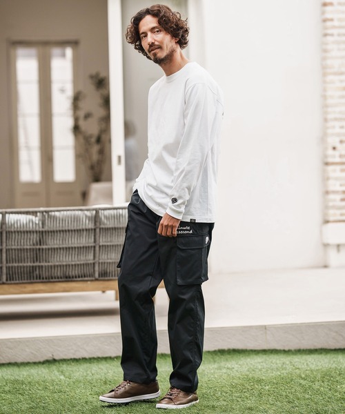1minute 1second(ワンミニットワンセカンド)の「mlt5294-long sleeve cut&sew with foam print (big PAVE heart) ロングスリーブカットソー(Tシャツ/カットソー・メンズ・チャコール/ブラック/ホワイト・S/M/L/XL)」の6枚目の写真