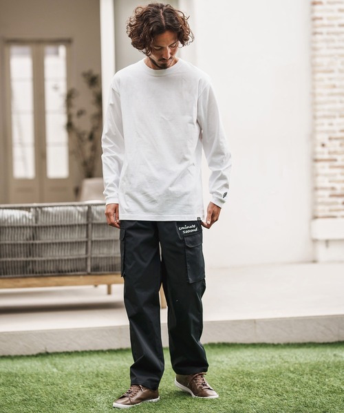 1minute 1second(ワンミニットワンセカンド)の「mlt5294-long sleeve cut&sew with foam print (big PAVE heart) ロングスリーブカットソー(Tシャツ/カットソー・メンズ・チャコール/ブラック/ホワイト・S/M/L/XL)」の8枚目の写真
