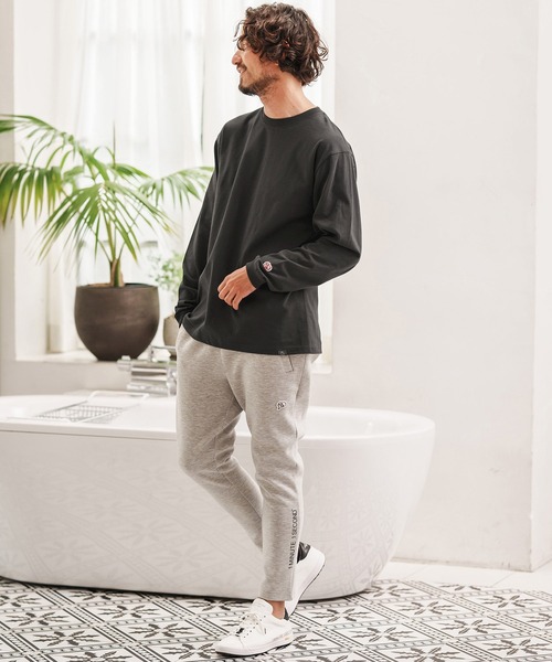 1minute 1second(ワンミニットワンセカンド)の「mlt5294-long sleeve cut&sew with foam print (big PAVE heart) ロングスリーブカットソー(Tシャツ/カットソー・メンズ・チャコール/ブラック/ホワイト・S/M/L/XL)」の13枚目の写真