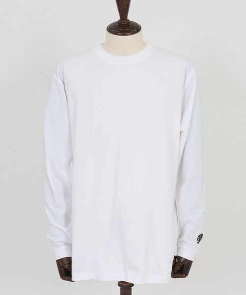 1minute 1second(ワンミニットワンセカンド)の「mlt5294-long sleeve cut&sew with foam print (big PAVE heart) ロングスリーブカットソー(Tシャツ/カットソー・メンズ・チャコール/ブラック/ホワイト・S/M/L/XL)」の19枚目の写真