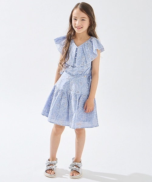 Kate spade kids ツイード　ジャケット　スカート　110 トドラー ミックスツイードジャケット(120cm 紺): キッズ
