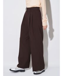 【新品】ELENDEEKブラウン パンツ　綺麗め ELENDEEK｜エレンディークのパンツ（ブラウン/茶色系）通販