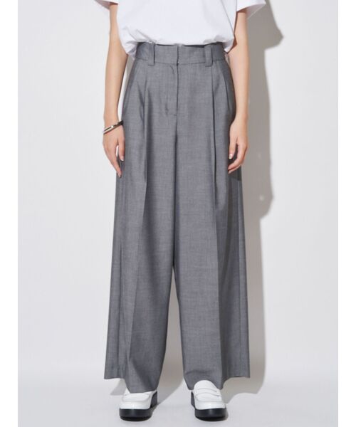 ELENDEEK（エレンディーク）の「ダブルタックワイドパンツ（その他パンツ・レディース・ブラウン/グレー・01/02）」の15枚目の写真