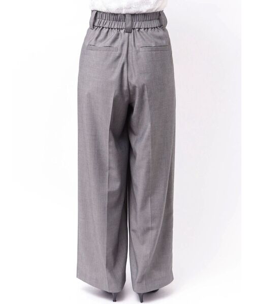 ELENDEEK（エレンディーク）の「ダブルタックワイドパンツ（その他パンツ・レディース・ブラウン/グレー・01/02）」の4枚目の写真