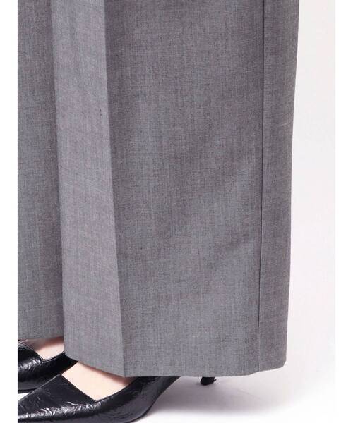 ELENDEEK（エレンディーク）の「ダブルタックワイドパンツ（その他パンツ・レディース・ブラウン/グレー・01/02）」の7枚目の写真