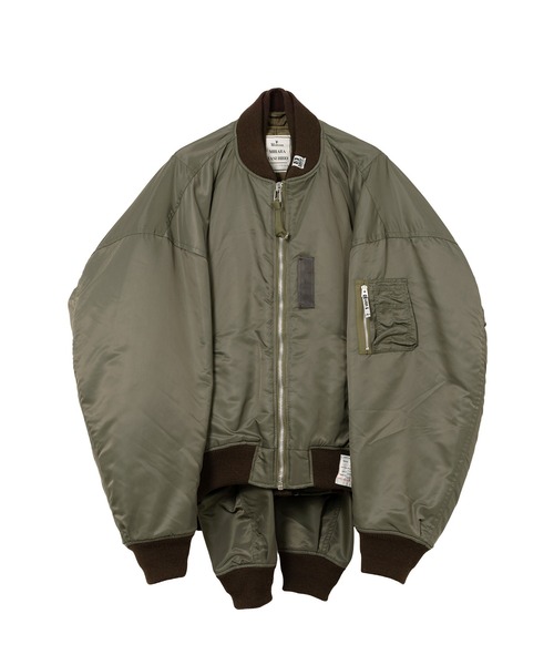 セール】Front Layered Flight Jacket（ブルゾン）｜Maison MIHARA