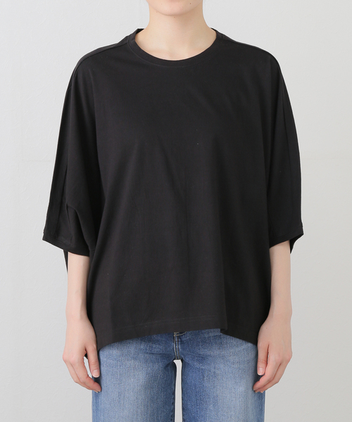 JOURNAL STANDARD LUXE（ジャーナルスタンダード　ラックス）の「オーガニックコットン バルーンプル（Tシャツ/カットソー・レディース・チャコールグレー/ブラック/ホワイト・FREE）」の14枚目の写真