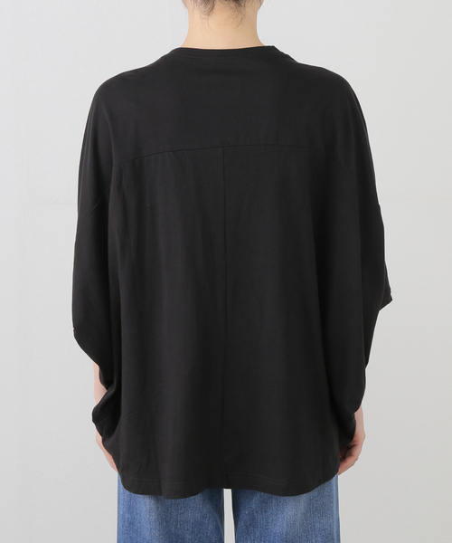 JOURNAL STANDARD LUXE（ジャーナルスタンダード　ラックス）の「オーガニックコットン バルーンプル（Tシャツ/カットソー・レディース・チャコールグレー/ブラック/ホワイト・FREE）」の16枚目の写真