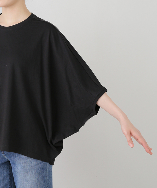 JOURNAL STANDARD LUXE（ジャーナルスタンダード　ラックス）の「オーガニックコットン バルーンプル（Tシャツ/カットソー・レディース・チャコールグレー/ブラック/ホワイト・FREE）」の18枚目の写真