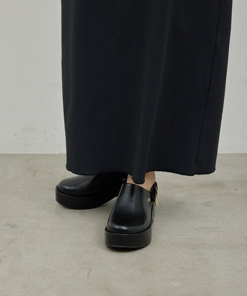 GALLARDAGALANTE（ガリャルダガランテ）の「【2.718】2WAYサボ（ブーツ・レディース・ブラック/ライトベージュ・36/37/38）」の4枚目の写真