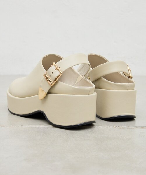 GALLARDAGALANTE（ガリャルダガランテ）の「【2.718】2WAYサボ（ブーツ・レディース・ブラック/ライトベージュ・36/37/38）」の11枚目の写真