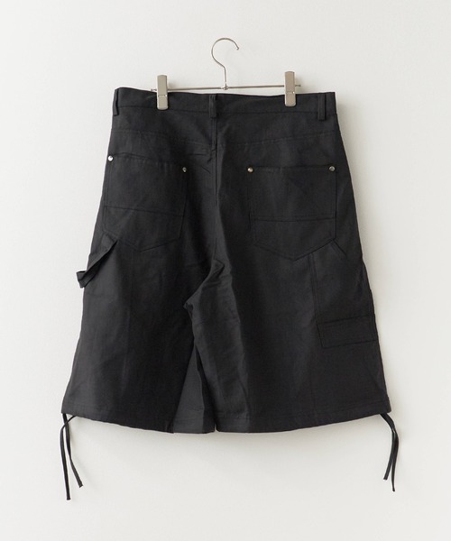 Theater code(シアターコード)の「Half cargo pants with studded design/スタッズデザイン ハーフカーゴパンツ(カーゴパンツ・メンズ・ブラック・M/L)」の3枚目の写真