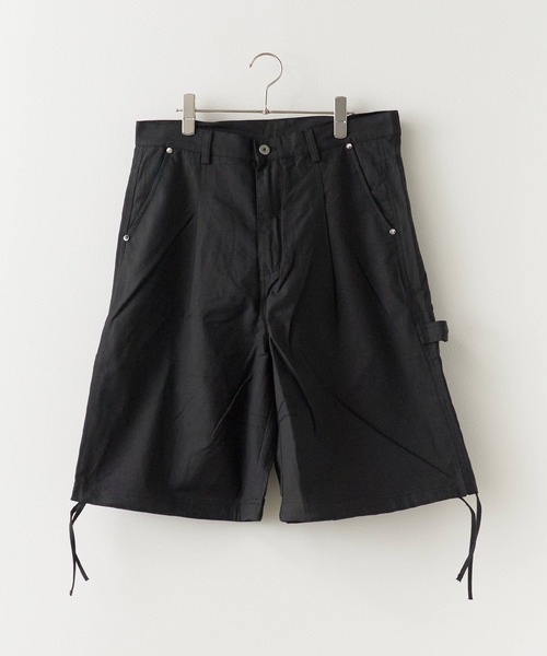 Theater code(シアターコード)の「Half cargo pants with studded design/スタッズデザイン ハーフカーゴパンツ(カーゴパンツ・メンズ・ブラック・M/L)」の2枚目の写真