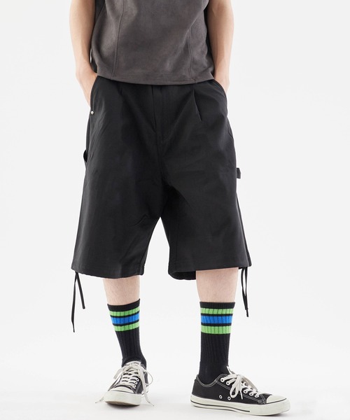 Theater code(シアターコード)の「Half cargo pants with studded design/スタッズデザイン ハーフカーゴパンツ(カーゴパンツ・メンズ・ブラック・M/L)」の11枚目の写真