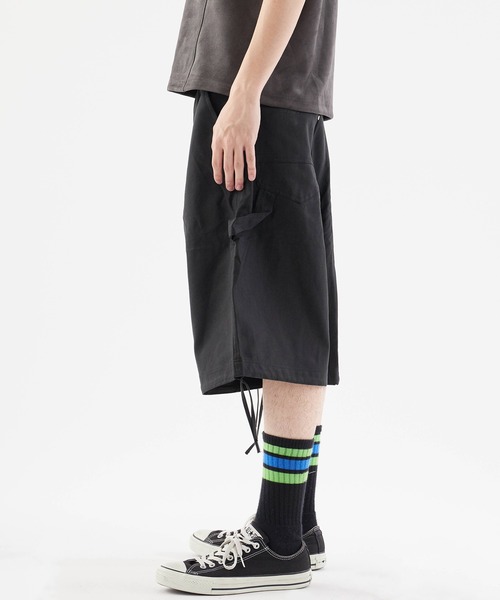 Theater code(シアターコード)の「Half cargo pants with studded design/スタッズデザイン ハーフカーゴパンツ(カーゴパンツ・メンズ・ブラック・M/L)」の15枚目の写真