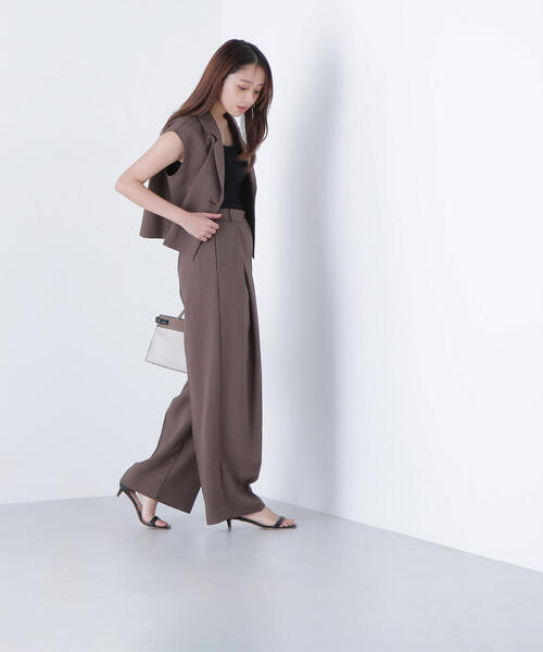 ナチュラルビューティベーシック ノーカラー セットアップ パンツ NATURAL BEAUTY BASIC（ナチュラルビューティーベーシック）の