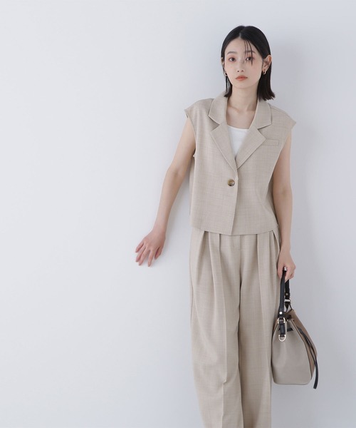◇【Oggi8月号掲載】＜古畑星夏さんコラボ＞クロップドジレ