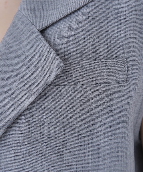 NATURAL BEAUTY BASIC（ナチュラルビューティーベーシック）の「◇【Oggi掲載】クロップドジレセットアップ（パンツドレス・レディース・グレー/ブラウン/ベージュ・SMALL/MEDIUM）」の20枚目の写真