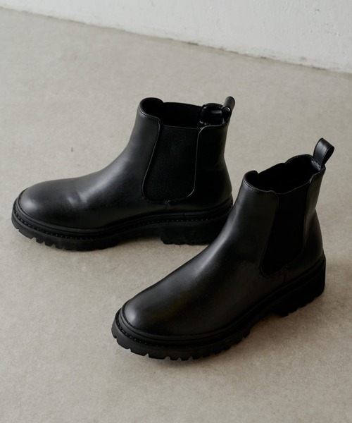 Lui's（ルイス）の「クラシックサイドゴアブーツ（ブーツ・レディース・ブラック/ブラウン・24.5/23.5）」の2枚目の写真