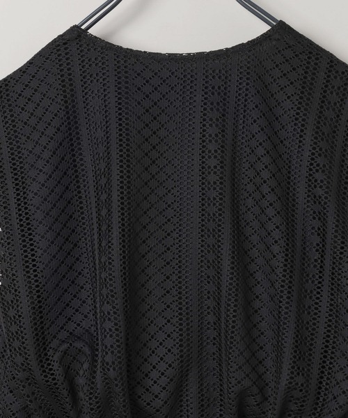 JEANASIS（ジーナシス）の「レースオールインワン/571365（つなぎ/オールインワン・レディース・オフホワイト/ベージュ/ブラック・FREE）」の9枚目の写真