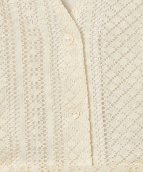 JEANASIS（ジーナシス）の「レースオールインワン/571365（つなぎ/オールインワン・レディース・オフホワイト/ベージュ/ブラック・FREE）」の14枚目の写真