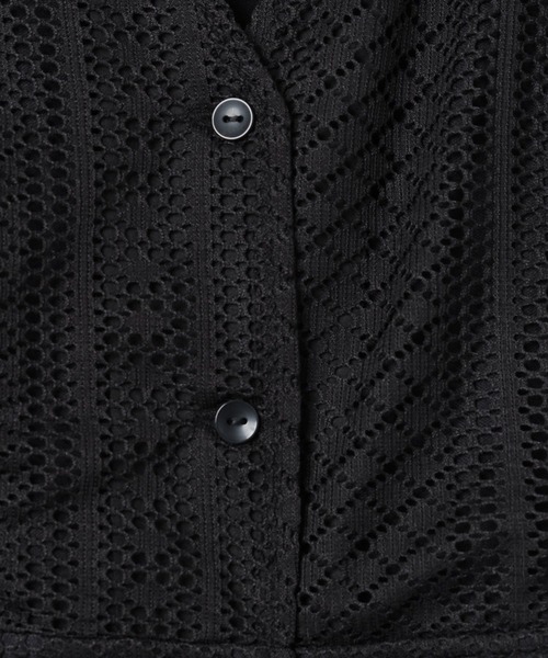 JEANASIS（ジーナシス）の「レースオールインワン/571365（つなぎ/オールインワン・レディース・オフホワイト/ベージュ/ブラック・FREE）」の13枚目の写真