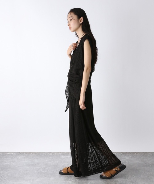 JEANASIS（ジーナシス）の「レースオールインワン/571365（つなぎ/オールインワン・レディース・オフホワイト/ベージュ/ブラック・FREE）」の17枚目の写真