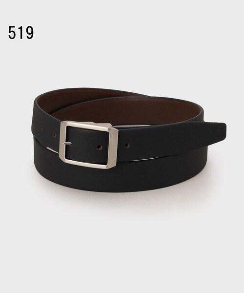 TAKEO KIKUCHI（タケオキクチ）の「リバーシブルベルト（ベルト・メンズ・ブラック系4/ブラック・00）」の5枚目の写真