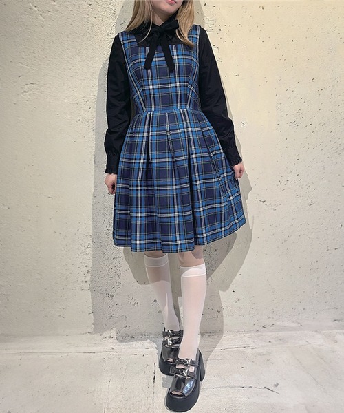 MILK TEAM CHECK ジャンパースカート TEAM CHECK ジャンパースカート（ジャンパースカート）｜MILK（ミルク