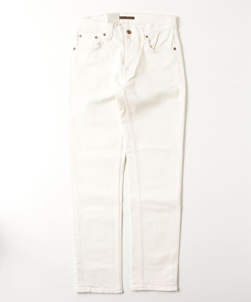 Nudie Jeans(ヌーディージーンズ)の「Nudie Jeans/ヌーディージーンズ Solid Ollie / スリムフィット / Ivory / レングス30(その他パンツ・メンズ・アイボリー・30inch/29inch/28inch/34inch/33inch/32inch/31inch)」の1枚目の写真