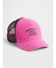 GAP（ギャップ）の「コーデュロイ GAPロゴ ベースボールキャップ (キッズ)（キャップ・キッズ）」